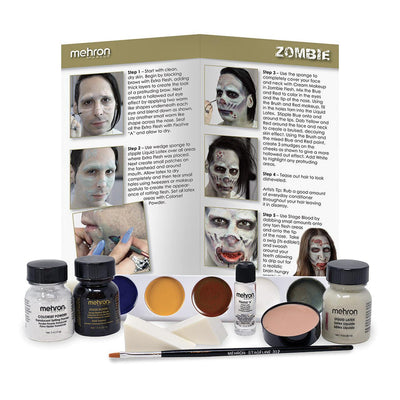 Mehron Zombie Professional Character Makeup Kit (KMP-EZ) SFX Kits   