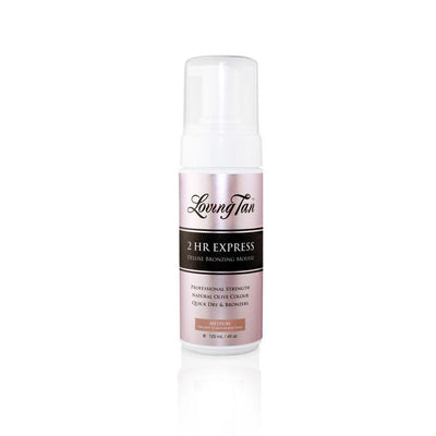 Loving Tan 2 HR Express Self Tanning Mousse - Medium Self Tanner 120ml  