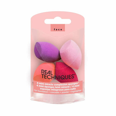 Real Techniques 4 Miracle Mini Complexion Sponges Sponges   