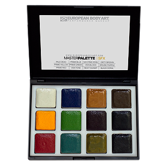 European Body Art Master Palettes Alcohol Activated Palettes SFX  