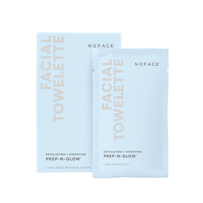 NuFACE Prep-N-Glow Cleanse + Exfoliation Cloths (5pk) Cleanser   