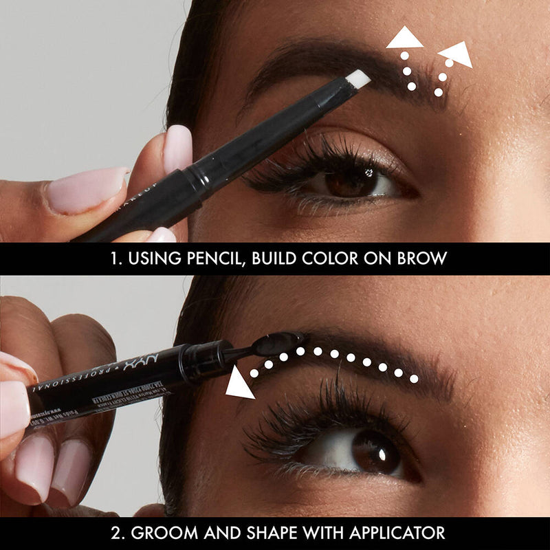 NYX Fill & Fluff Clear Brow Pomade Pencil Eyebrows   