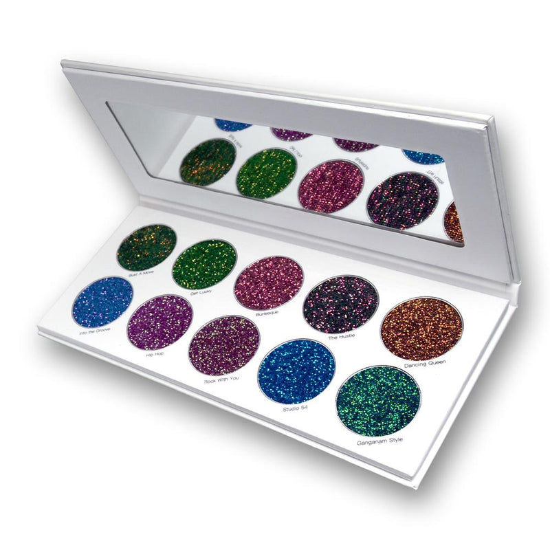 Lit Cosmetics Night Moves Pressed Glitter Palette Glitter Palettes   