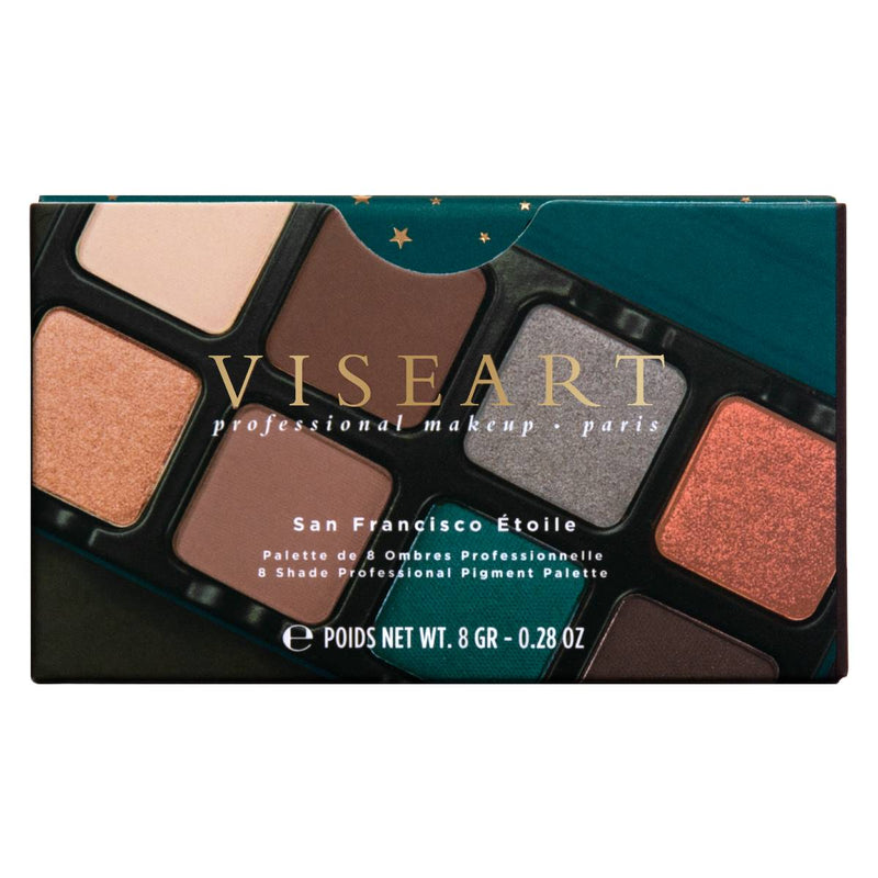 Viseart Petit Pro San Francisco Etoile Eyeshadow Palette Eyeshadow Palettes   