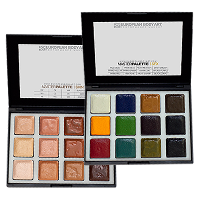 European Body Art Master Palettes Alcohol Activated Palettes   