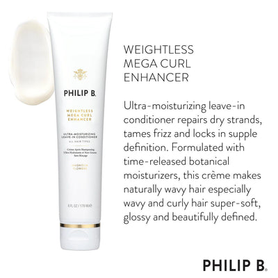 Philip B Weightless Mega Curl Enhancer Leave-In Conditioner   