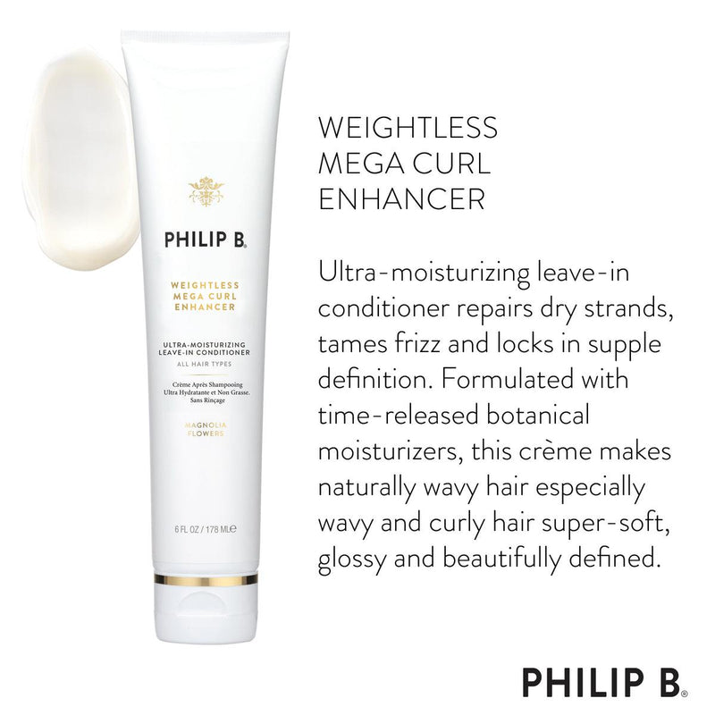 Philip B Weightless Mega Curl Enhancer Leave-In Conditioner   