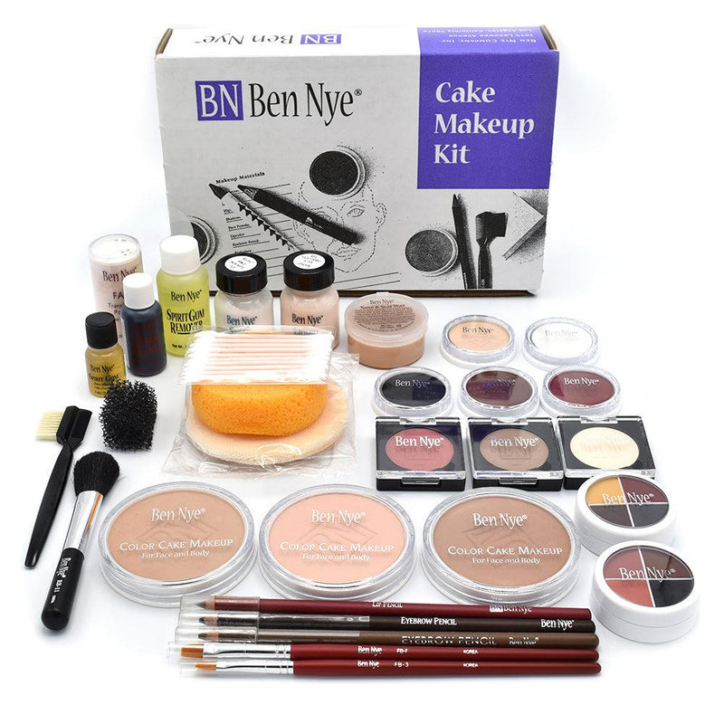 Ben Nye Theatrical Cake Kit Makeup Kits Fair Complexions (TK-11) (Talc Free)  