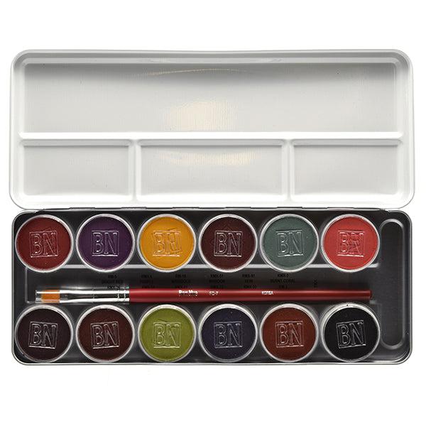 Ben Nye MagiCake Aqua Paint Palettes Water Activated Palettes CFK-16 (FX Palette)  