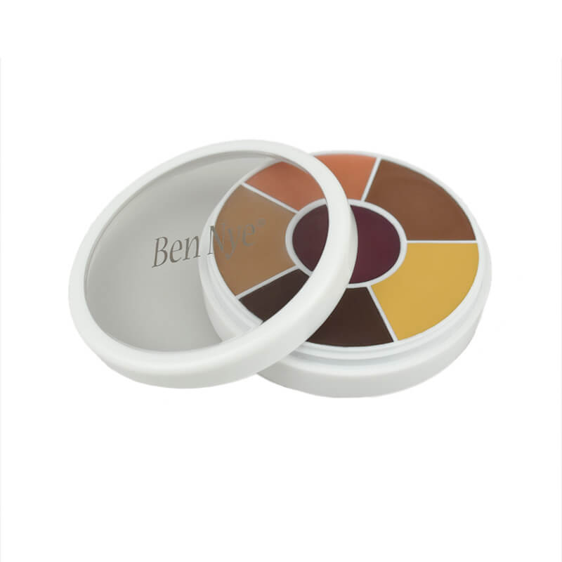 Ben Nye Creme Contour & Blush Wheels Contour Palettes CBW-7 Dark Brown  