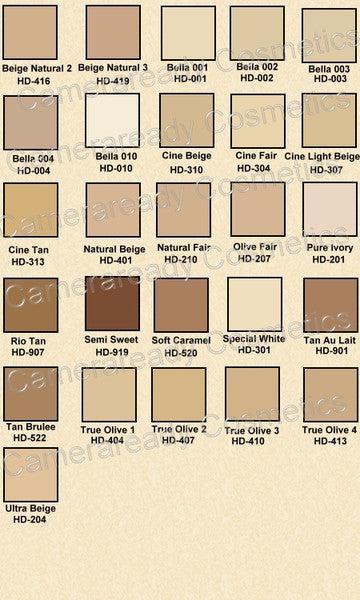 SAMPLE Ben Nye MediaPRO HD Sheer Foundation Foundation Samples   