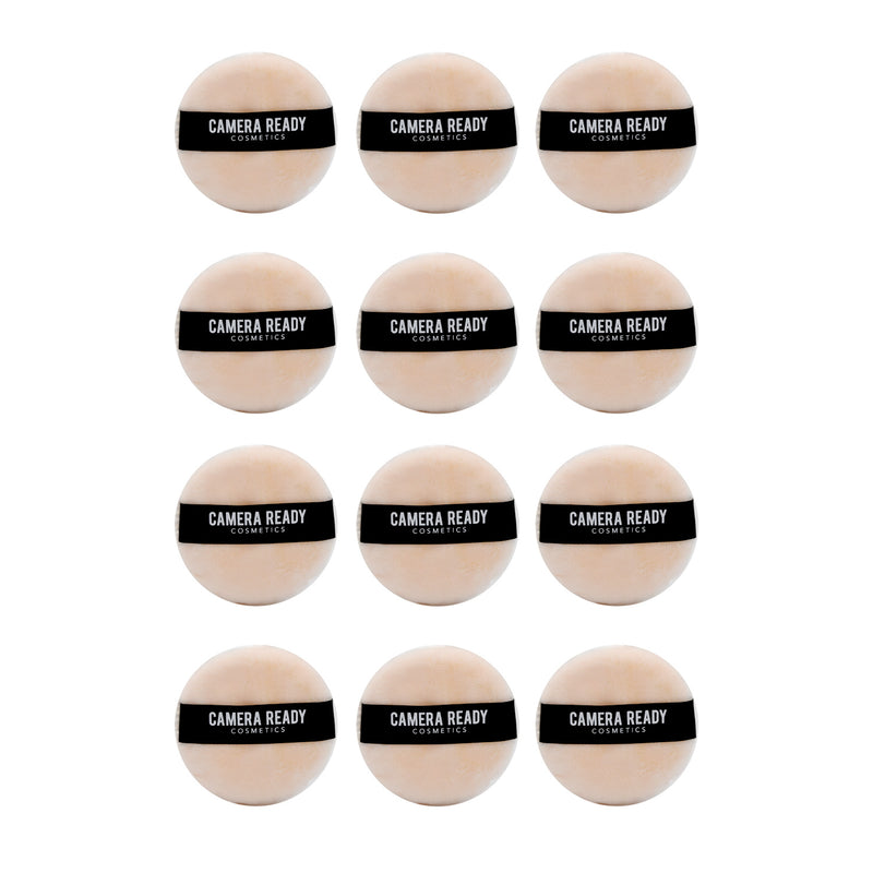 Camera Ready Powder Puff Powder Puffs 12 Pack  