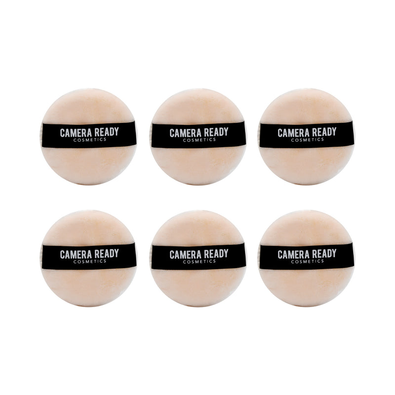 Camera Ready Powder Puff Powder Puffs 6 Pack  