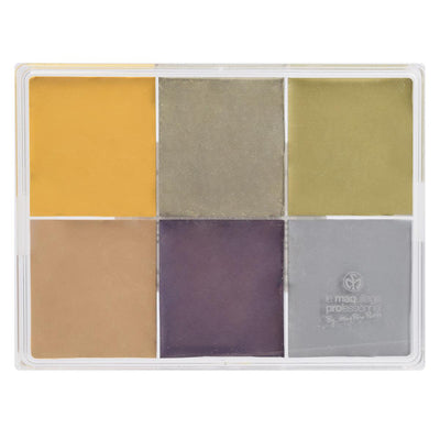 Maqpro 6-color Fard Creme Foundation Palette Foundation Palettes   