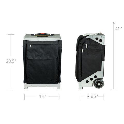 Zuca Flyer Artist Black/Silver Makeup Cases   