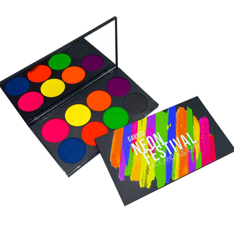 Gavissi Neon Festival UV Paint Palette Eyeliner Palettes   