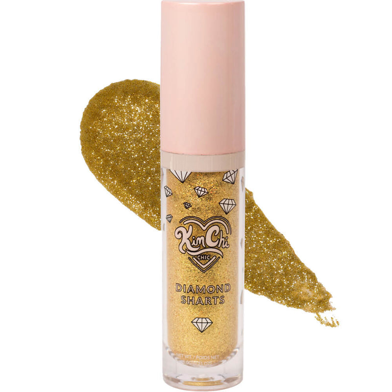 KimChi Chic Beauty Diamond Sharts Sparkle Cream Eyeshadow Eyeshadow Golden Gal (Gold with iridescent glitter)  