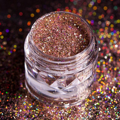 Karla Cosmetics Glitter Pot 2g Glitter Golden Rose (Holographic)  