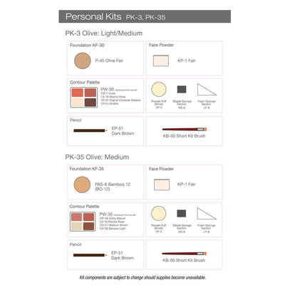 Ben Nye Personal Creme Kit Makeup Kits   