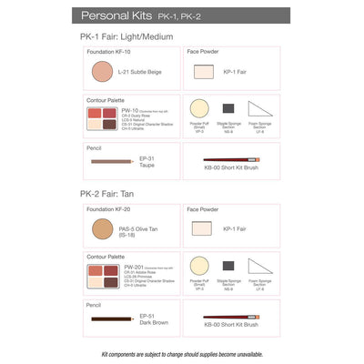 Ben Nye Personal Creme Kit Makeup Kits   