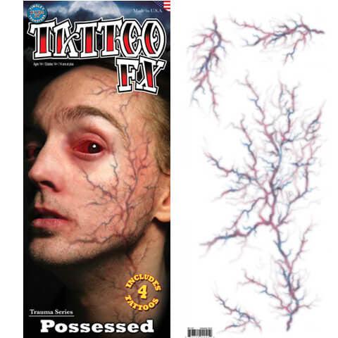 Tinsley Transfers Possessed Veins - Trauma FX Prosthetic Transfers   