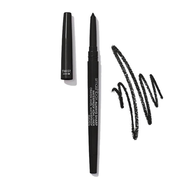 Smashbox Always Sharp Waterproof Kohl Liner Eyeliner Raven  