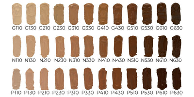 SAMPLE of RCMA Liquid Foundation Foundation Samples   