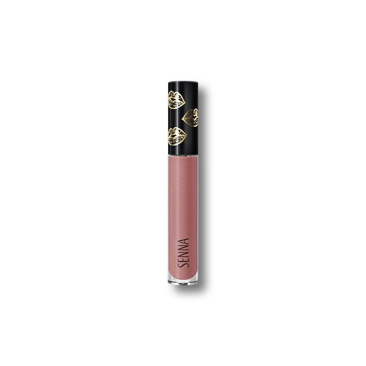 Senna Shine On Lip Lacquer Lip Gloss Bashful (Nude Pink Cream)  