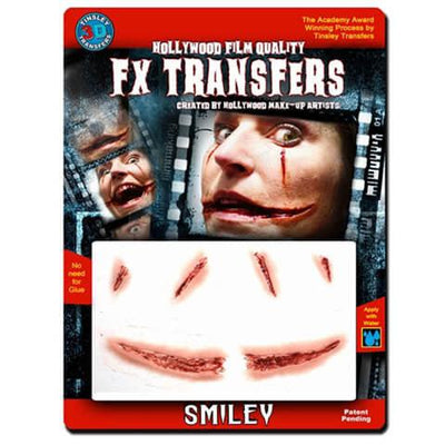 Tinsley Transfers Smiley - 3D FX Transfers Medium Prosthetic Transfers   