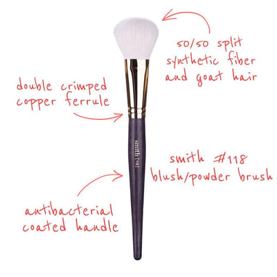 Smith Cosmetics 118 Blush/Powder Brush Face Brushes   